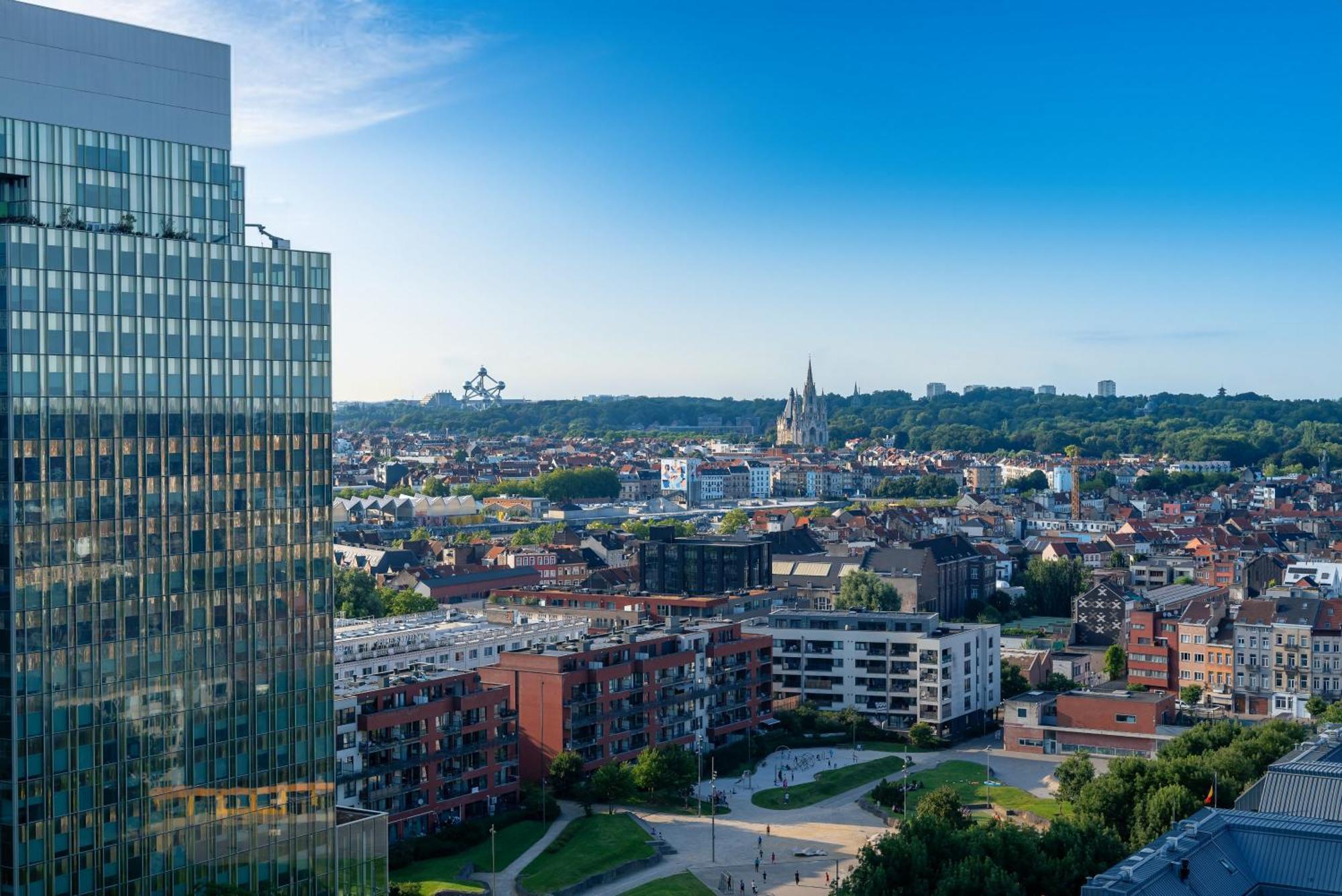 Studio Avec Vue Panoramique Et Parking Gratuit Bruselas Exterior foto